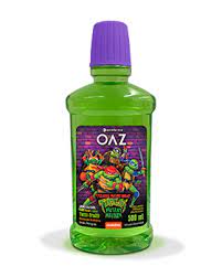 Enxaguante Bucal OAZ Tartarugas Ninjas Sabor Tutti Frutti - 500 ML