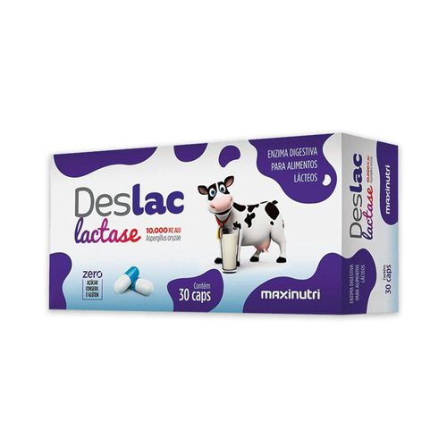 Deslac Lactase Maxinutri 30 Cápsulas