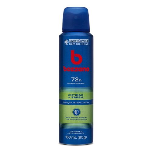 Desodorante Aerossol Antitranspirante Masculino Bozzano Fresh 150ml