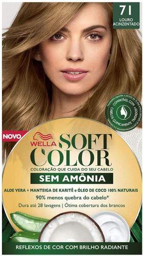Tinta de Cabelo Soft Color Louro Acinzentado 71