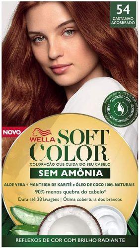 Tinta de Cabelo Soft Color Castanho Acobreado 54