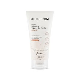 Sabonete Liquido Esfoliante Coco Hidraderm 180Ml Farmax