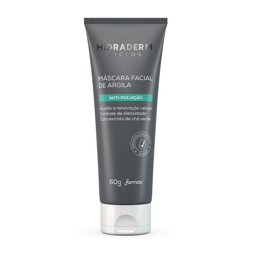 Máscara Facial Argila Hidraderm Ciclos 60G Farmax