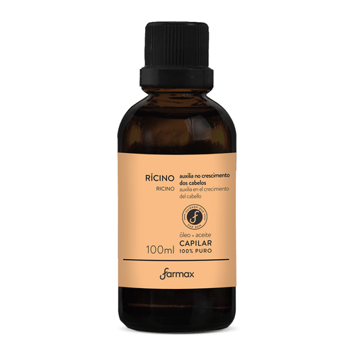 Óleo De Rícino Puro Capilar 100Ml- Farmax