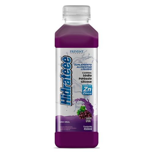Kit 30 Hidrateee Uva 450 Ml Sodio+Tris+Pot+Zinco Vit Prevent Pharma