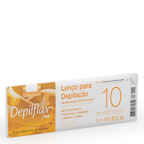 Lenço Depilatorio Depilflax   10Un Dpf