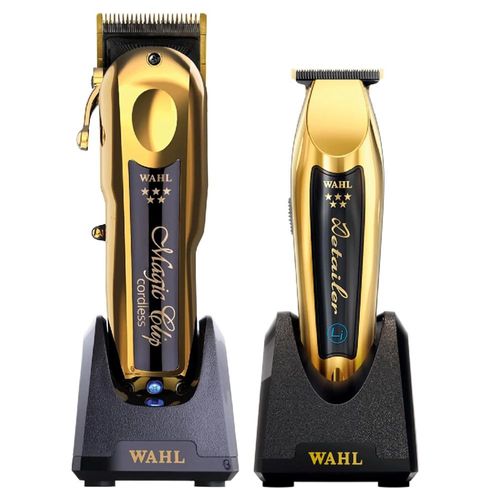 Combo Wahl Magic Clip Gold e Detailer Li Gold
