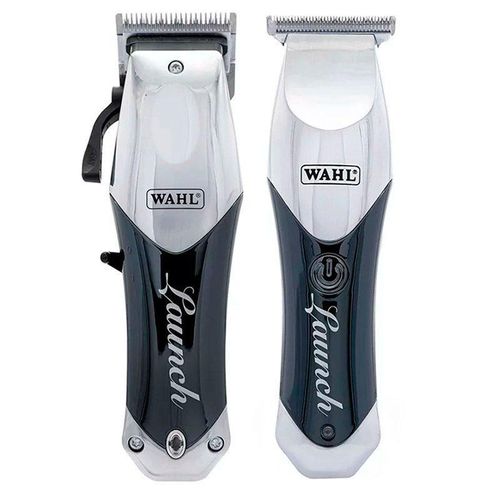 Kit Maquina Wahl Launch Clipper e Launch Trimmer + Bag