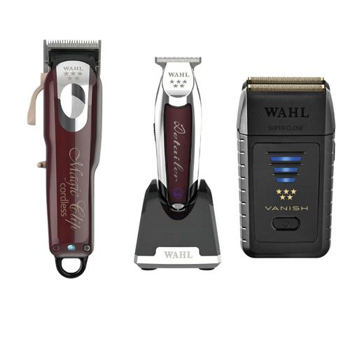 Combo Wahl  Magic Clip Cordless + Detailer + Shaver Vanish