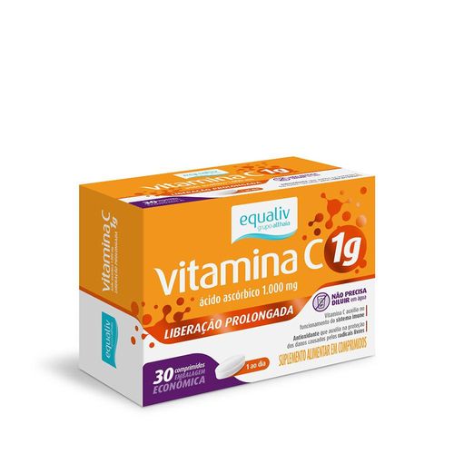 Vitamina C 1g 30 Comprimidos- Equaliv