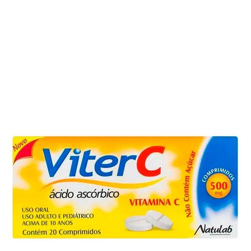 Vitamina C Viter C 500mg 20 comprimidos