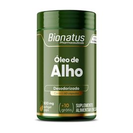 Óleo de Alho Green 500mg - 60cap+10Grátis - Bionatus