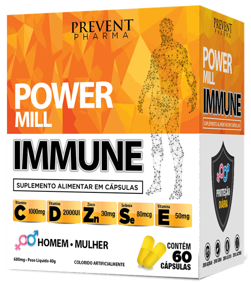 Power Mill Immune 60cap - Prevent
