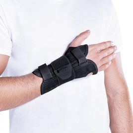 Munhequeira Com Tala e Tiras Bilateral Preto M- Kestal