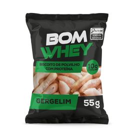 Caixa 12 Unidades Bom Whey Biscoito de Polvilho Gergelim 55g
