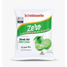 Caixa 10 Unidades Biscoito Diet Limão Zero Glúten 100g
