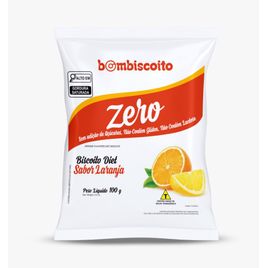 Caixa 10 Unidades Biscoito Diet Laranja Zero Glúten 100g