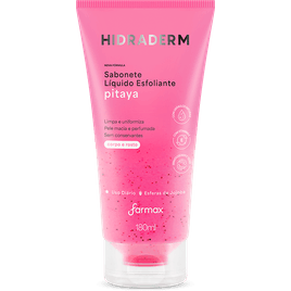 Sabonete Líquido Esfoliante Hidraderm Pitaya 180ml