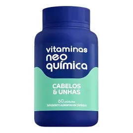 Vitamina Cabelos E Unhas 60 Comprimidos Neo Quimica