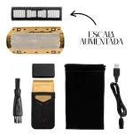 Kit Maquina Magic Clip Gold Wahl + Aparador Travel Shaver-1763573716032