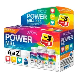 Power Mill A-Z 400mg 90cap L3P2 - Prevent Pharma